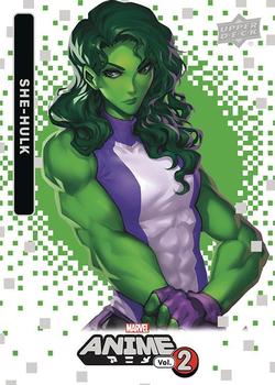 2023 Upper Deck Marvel Anime Vol. 2 #79 She-Hulk Front