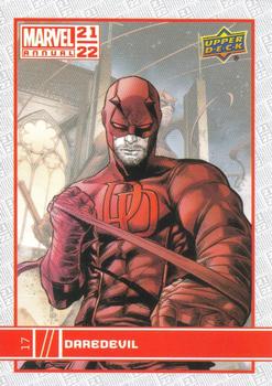 2021-22 Upper Deck Marvel Annual #17 Daredevil Front