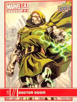 2021-22 Upper Deck Marvel Annual #18 Doctor Doom Front