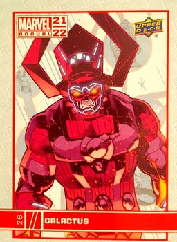 2021-22 Upper Deck Marvel Annual #26 Galactus Front
