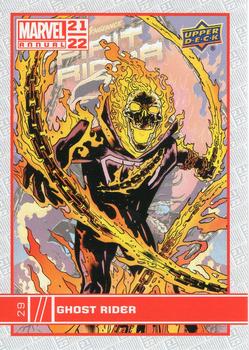 2021-22 Upper Deck Marvel Annual #29 Ghost Rider Front