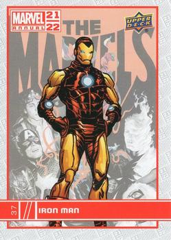 2021-22 Upper Deck Marvel Annual #37 Iron Man Front