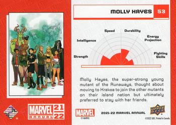 2021-22 Upper Deck Marvel Annual #53 Molly Hayes Back