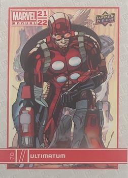 2021-22 Upper Deck Marvel Annual #70 Ultimatum Front
