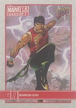 2021-22 Upper Deck Marvel Annual #76 Shang-Chi Front