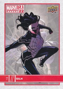 2021-22 Upper Deck Marvel Annual #78 Silk Front