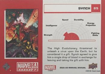 2021-22 Upper Deck Marvel Annual #85 Synch Back