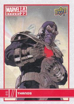 2021-22 Upper Deck Marvel Annual #86 Thanos Front