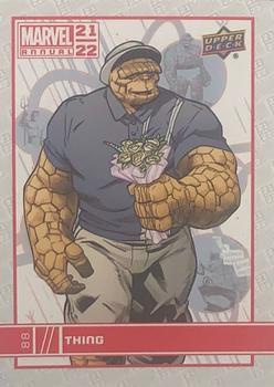 2021-22 Upper Deck Marvel Annual #88 Thing Front