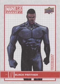 2021-22 Upper Deck Marvel Annual - Canvas Variant #7 Black Panther Front