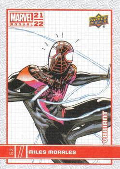 2021-22 Upper Deck Marvel Annual - Canvas Variant #52 Miles Morales Front