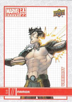2021-22 Upper Deck Marvel Annual - Canvas Variant #58 Namor Front