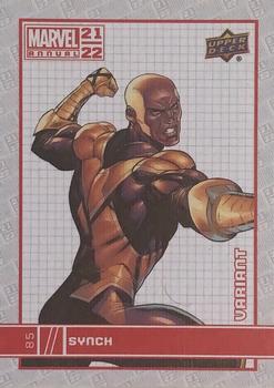 2021-22 Upper Deck Marvel Annual - Canvas Variant #85 Synch Front