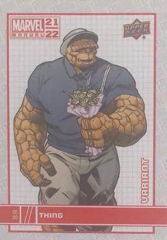 2021-22 Upper Deck Marvel Annual - Canvas Variant #88 Thing Front