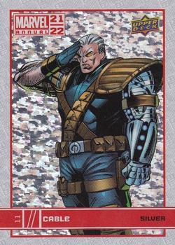2021-22 Upper Deck Marvel Annual - Silver Sparkle #11 Cable Front