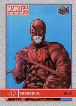 2021-22 Upper Deck Marvel Annual - Blue #17 Daredevil Front
