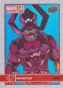2021-22 Upper Deck Marvel Annual - Blue #26 Galactus Front