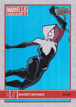 2021-22 Upper Deck Marvel Annual - Blue #32 Gwen Stacy Front