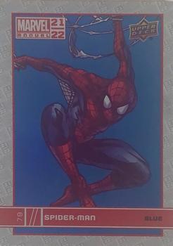 2021-22 Upper Deck Marvel Annual - Blue #79 Spider-Man Front