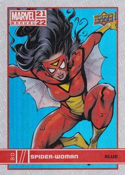 2021-22 Upper Deck Marvel Annual - Blue #80 Spider-Woman Front