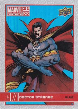 2021-22 Upper Deck Marvel Annual - Blue #82 Dr. Strange Front