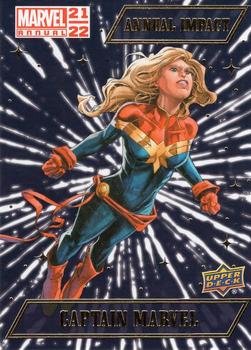 2021-22 Upper Deck Marvel Annual - Annual Impact #AI-1 Captain Marvel Front