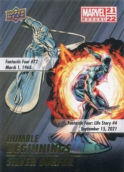 2021-22 Upper Deck Marvel Annual - Humble Beginnings #HB-6 Silver Surfer Front