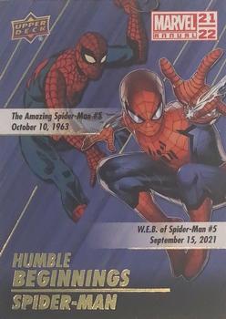 2021-22 Upper Deck Marvel Annual - Humble Beginnings #HB-7 Spider-Man Front