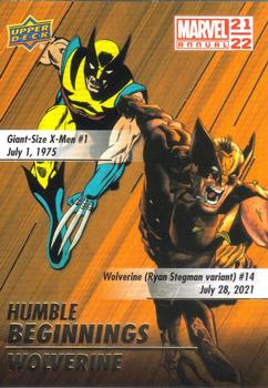 2021-22 Upper Deck Marvel Annual - Humble Beginnings #HB-10 Wolverine Front
