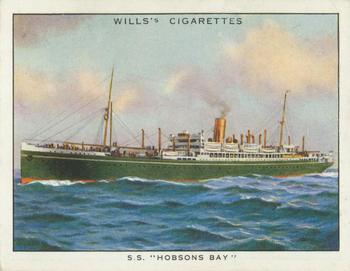 1934 Wills’s Famous British Liners (1st Series) #1 S.S. Hobson’s Bay Front
