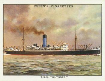 1934 Wills’s Famous British Liners (1st Series) #4 T.S.S. Ulysses Front