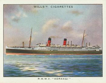 1934 Wills’s Famous British Liners (1st Series) #6 R.M.M.V. Aorangi Front