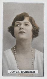 1923 Sclivagnotis’s Actresses and Cinema Stars #42 Joyce Barbour Front
