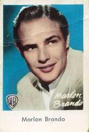 1956 Dutch Gum Unnumbered Studio Set 2 (Autographs) #NNO Marlon Brando Front