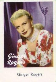 1956 Dutch Gum Unnumbered Studio Set 2 (Autographs) #NNO Ginger Rogers Front