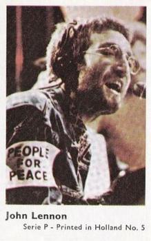 1973 Dutch Gum Serie P (Holland) #5 John Lennon Front