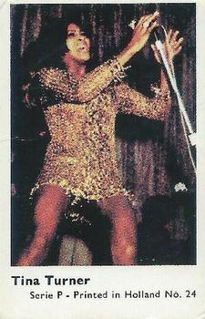 1973 Dutch Gum Serie P (Holland) #24 Tina Turner Front