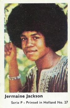 1973 Dutch Gum Serie P (Holland) #27 Jermaine Jackson Front