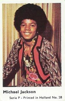 1973 Dutch Gum Serie P (Holland) #28 Michael Jackson Front