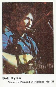 1973 Dutch Gum Serie P (Holland) #31 Bob Dylan Front