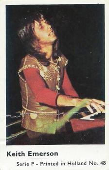 1973 Dutch Gum Serie P (Holland) #48 Keith Emerson Front