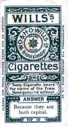 1898 Wills's Conundrums #19 Why are 'Capstan' cigarettes like 10000 pound? Back