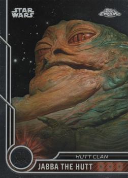 2023 Topps Chrome Star Wars #45 Jabba The Hutt Front