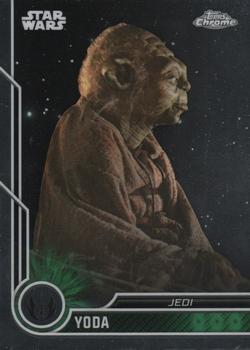 2023 Topps Chrome Star Wars #51 Yoda Front