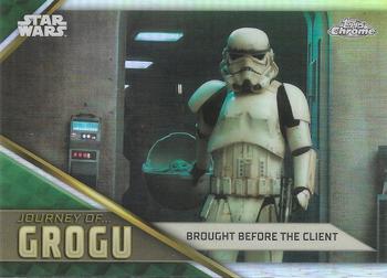 2023 Topps Chrome Star Wars - Journey of Grogu #JG-4 Brought Before the Client Front