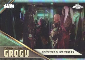 2023 Topps Chrome Star Wars - Journey of Grogu #JG-6 Discovered by Mercenaries! Front