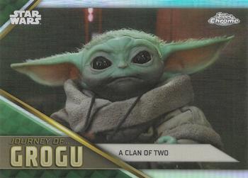 2023 Topps Chrome Star Wars - Journey of Grogu #JG-8 A Clan of Two Front