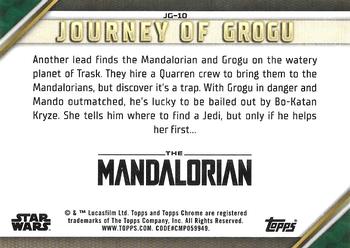 2023 Topps Chrome Star Wars - Journey of Grogu #JG-10 The Mandalorians of Trask Back