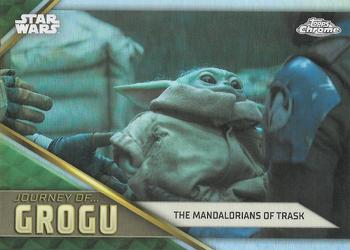 2023 Topps Chrome Star Wars - Journey of Grogu #JG-10 The Mandalorians of Trask Front
