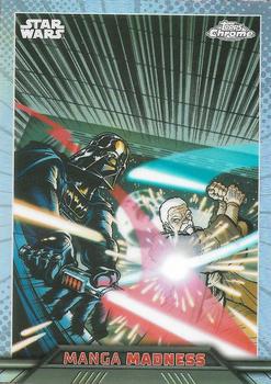 2023 Topps Chrome Star Wars - Manga Madness #MM-3 Darth Vader / Obi-Wan Kenobi Front